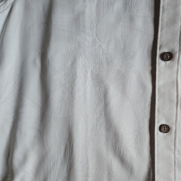 Tommy Bahama  White Short Sleeve Shirt Size L - Picture 4 of 4